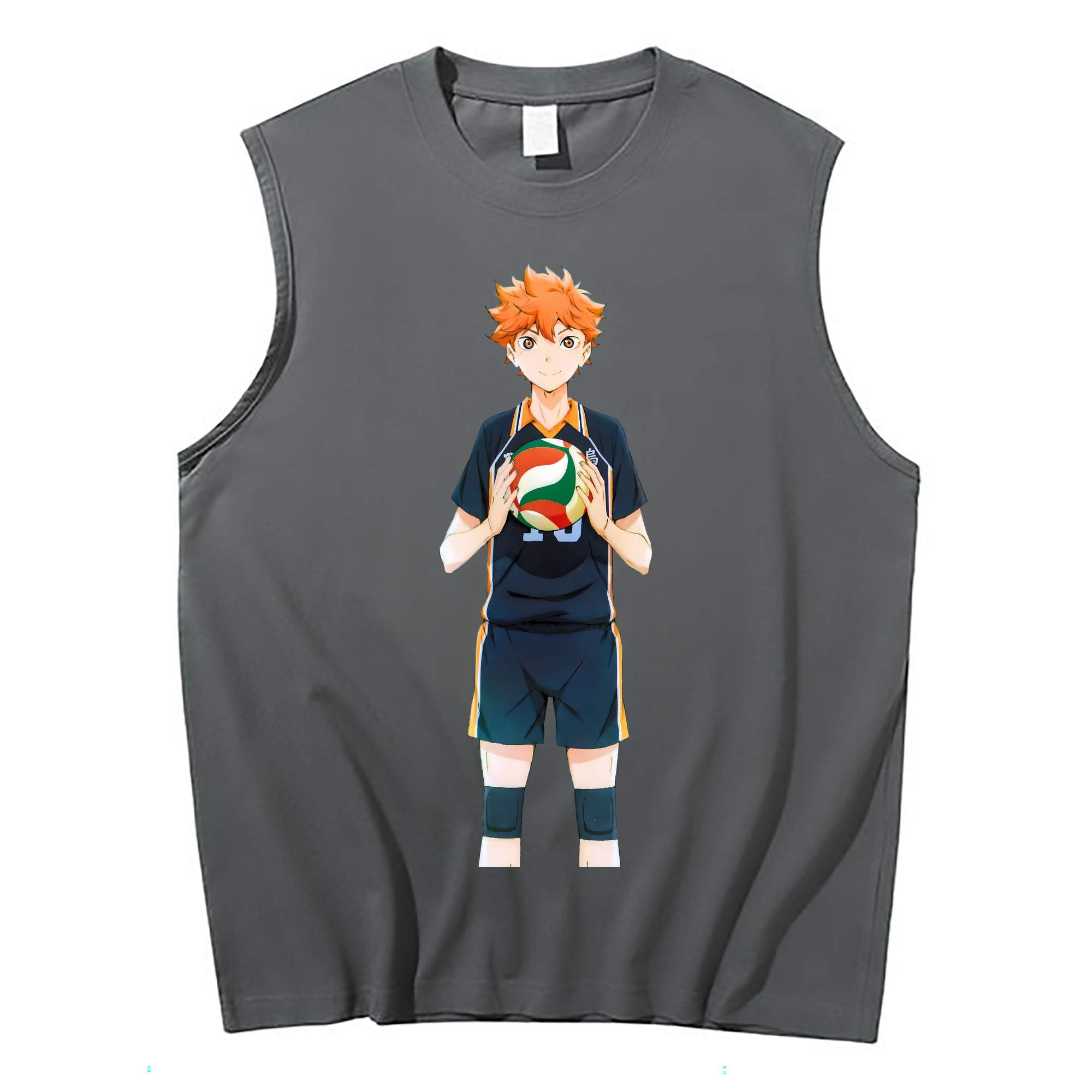 （画像用） ハイキュー!! Haikyu!! コットン100％タンクトップ（フロントプリント）